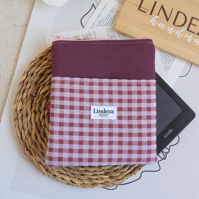 LINDEZA-FUNDA-PARA-LIBRO-ELECTRONICO-FRAMBUESA funda para libro electrónico kobo cremallera