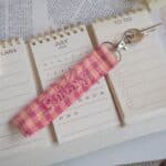 Llavero Bordado Melocotón