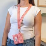 Cuelga llaves + Cartera Melocotón