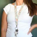 cuelga llaves de tela Ikigai