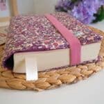 funda tapa libro normal flores