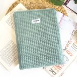 Funda para Libro acolchada waffle Verde