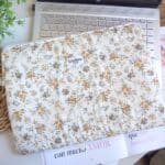 Funda para Portátil en tejido de flores