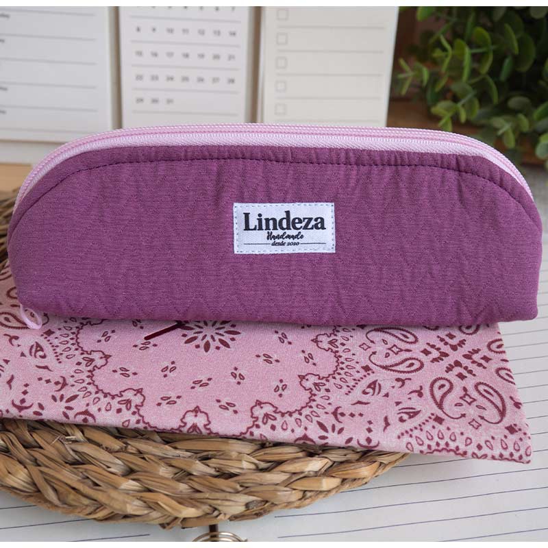 Estuche Media Luna Lavanda
