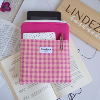 Funda con cremallera para libro electrónico Melocotón