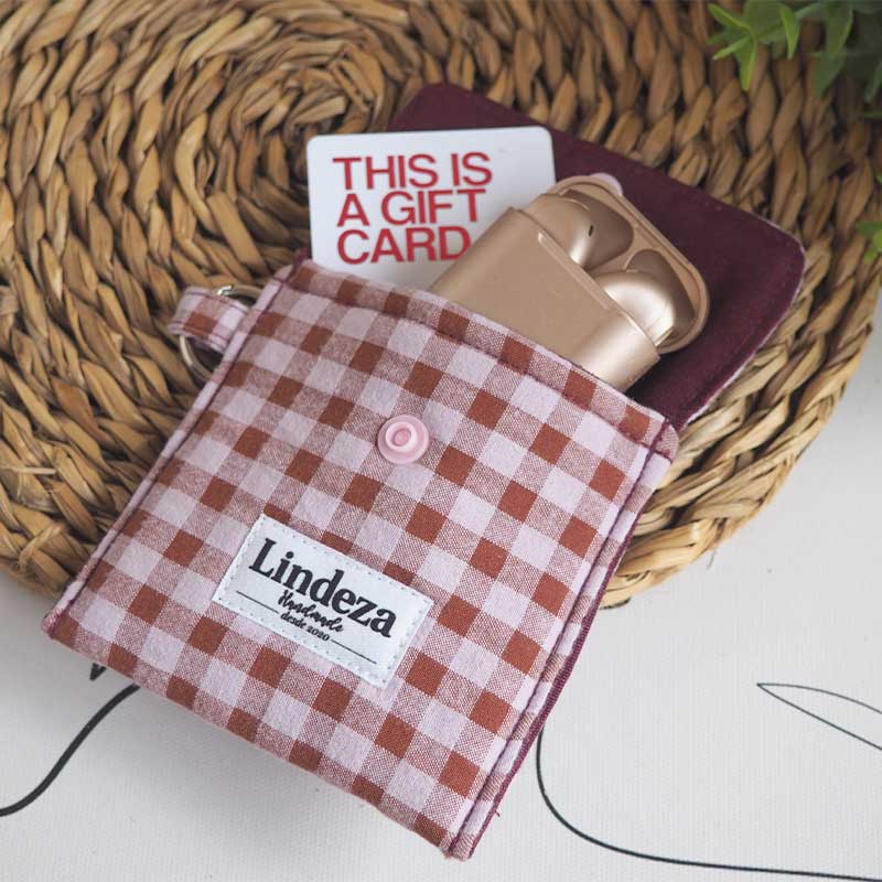 Cartera Monedero Airpods Frambuesa - Imagen 2