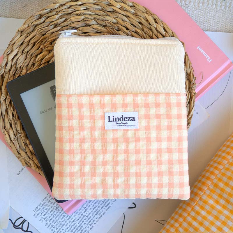 Funda cremallera para Libro Electrónico Vainilla