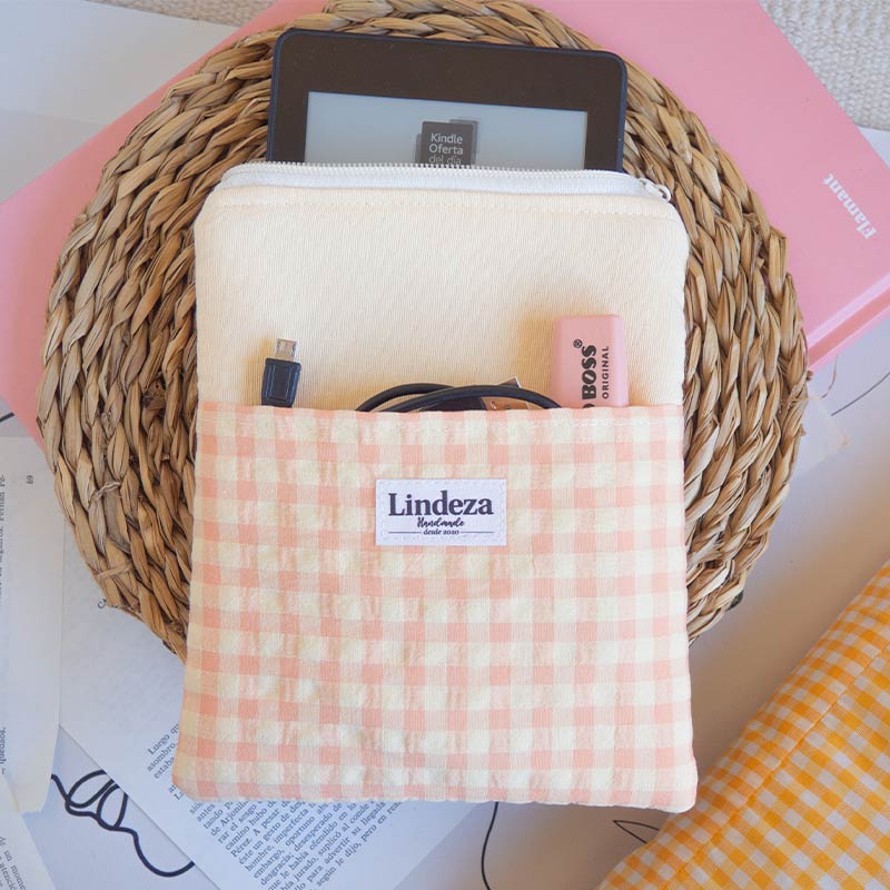 Funda cremallera para Libro Electrónico Vainilla - Imagen 2