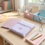 FUNDA PARA IPAD EN TEJIDO VICHY