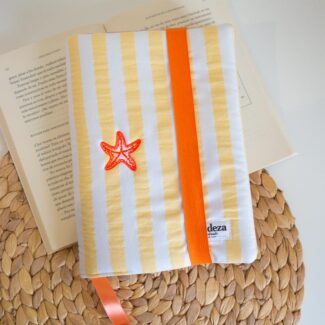 Funda de tela para libro en modelo Denia