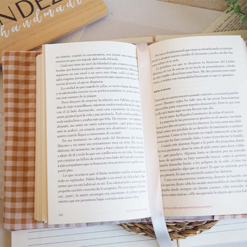 Funda Tapa para Libro normal (22-23cms alto) Caramelo - Imagen 2