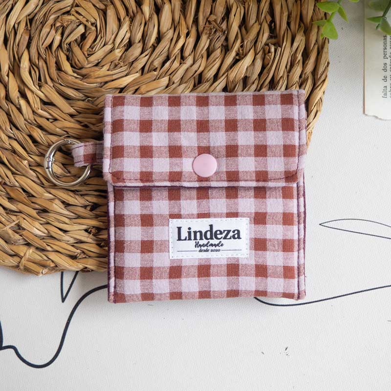 Cartera Monedero Airpods Frambuesa
