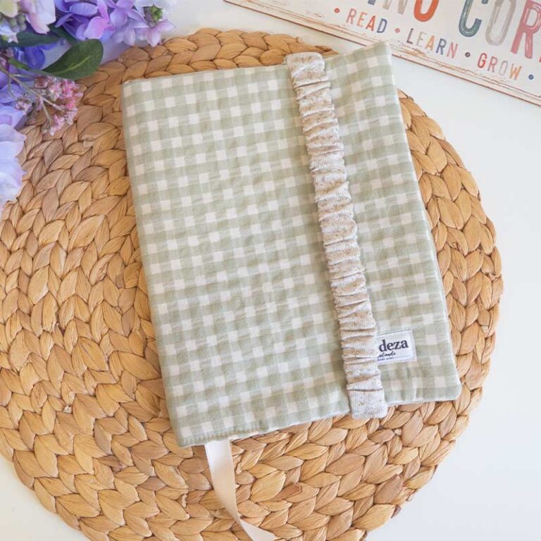 funda de tela para libro de bolsillo