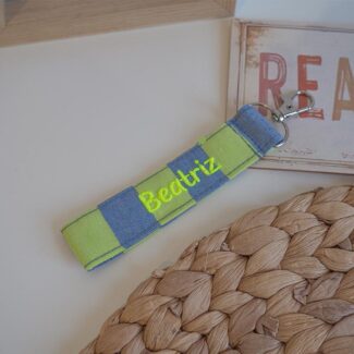 llavero de tela personalizado