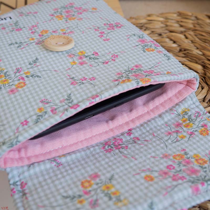 Funda para libro electrónico con botón y elástico compatible con Kindle y Kob