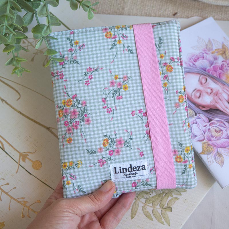 funda para kindle de flores