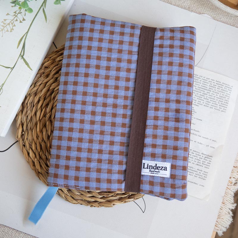 Funda para Libro Vichy Cacao